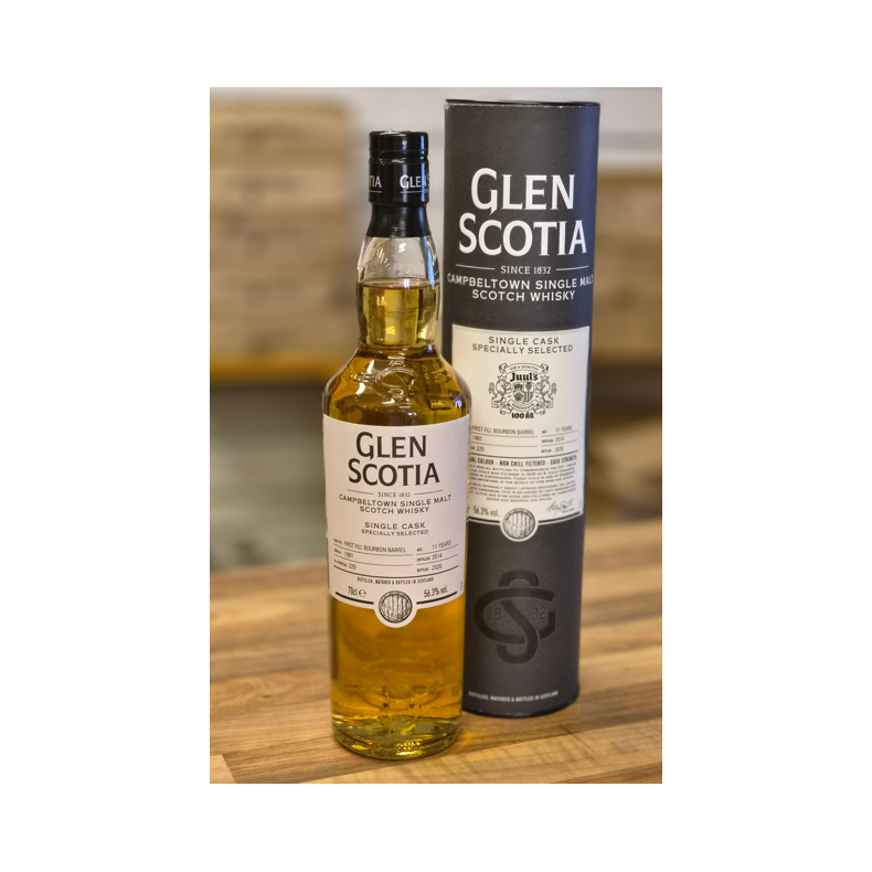 Glen Scotia Vintage 2014 Heavily Peated First Fill Bourbon Juuls