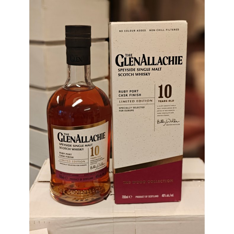 GlenAllachie 10 �rs Ruby Port Cask 48 %