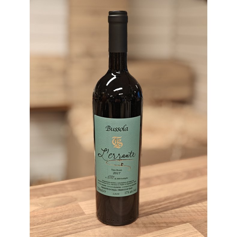 Bussola LErrante 2017 vino rosso 17 % (bottle nr. 1270 of 3000)