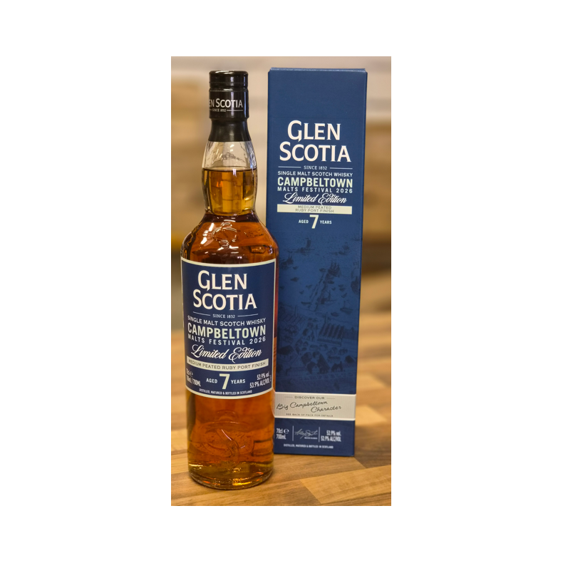 Glen Scotia Campbeltown Malt Festival 2026 - 7 �rs 53,9 % alk.