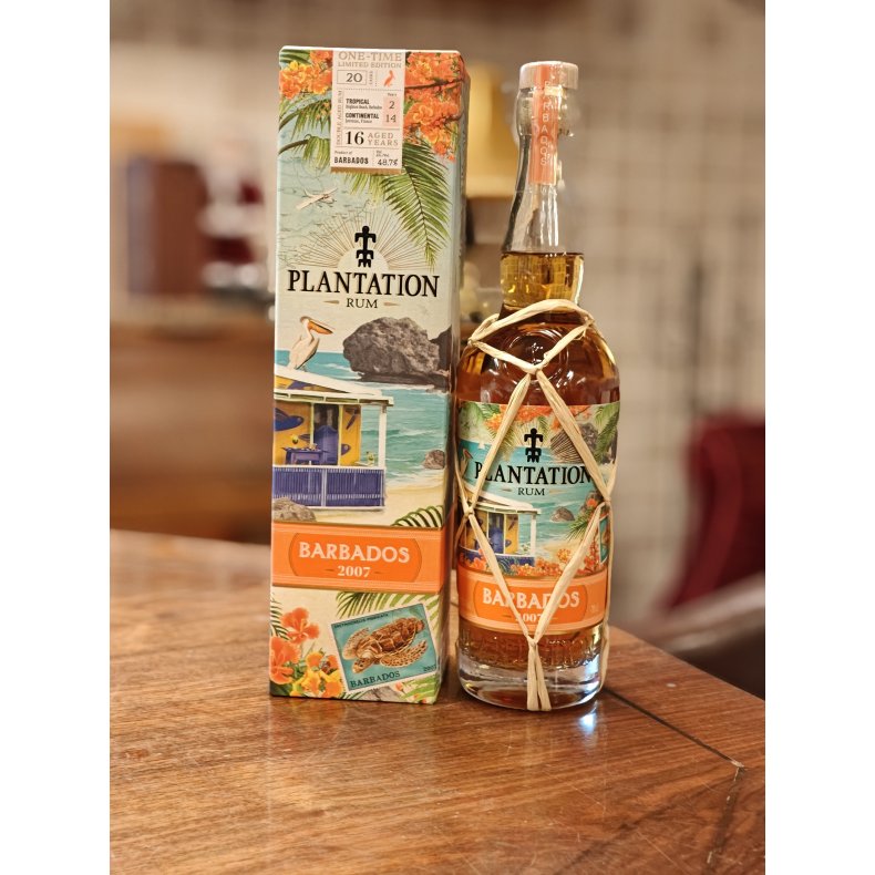 Plantation Barbados Vintage 2007 Bottled 2023 - 48,7 % 