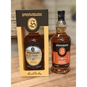 1 s�t Springbank Local Barley 10 �rs 55,2 % + 1 fl. Springbank 10 �rs 46 %