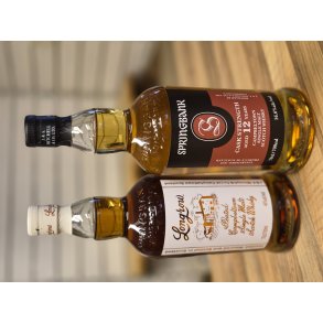Springbank 12 Years Cask Strength 56,6 % January 2026 + 1 fl Longrow Peated 46%
