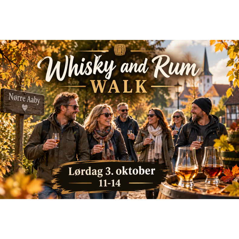 Whisky &amp; Rum Walk l�rdag 3. oktober 11-14